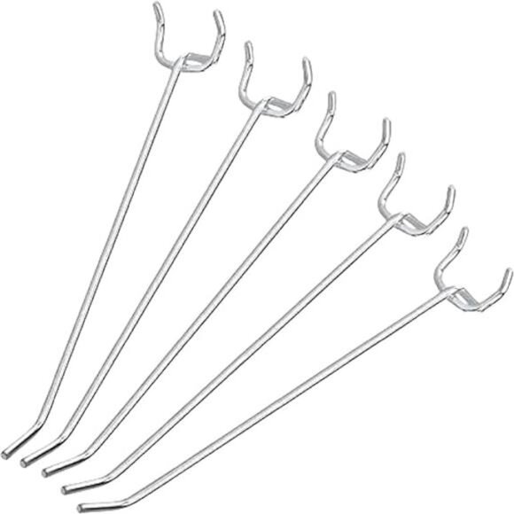 6” Pegboard Hook Organizer Kit,50 Pack,Hanging Hooks Set for Garage Organization - Picture 6 of 6